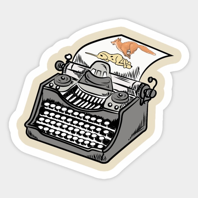 Literal Typing Lesson Humor Sticker by numpdog